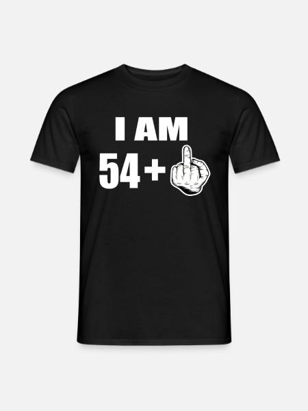 55th birthday - Men's T-Shirt - black