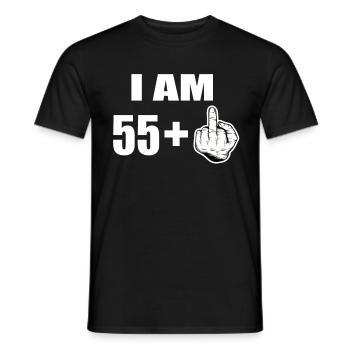 56 Geburtstag - Männer T-Shirt - Schwarz - Vorne - AI Model Male 178 light (178cm)