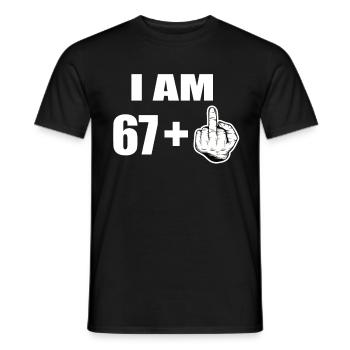 68 Geburtstag - Männer T-Shirt - Schwarz - Vorne - AI Model Male 178 light (178cm)