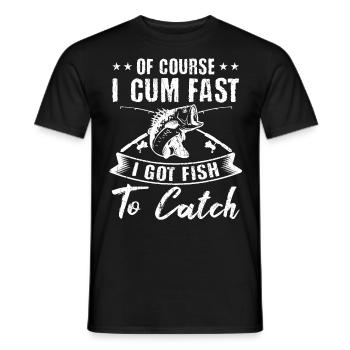 J’ai rapidement du poisson pour attraper des pêcheurs pêcheurs - T-shirt homme - noir - Devant - AI Model Male 178 light (178cm)