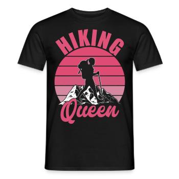 Wandern Geschenk Für Wanderer Berge Trekking - Männer T-Shirt - Schwarz - Vorne - AI Model Male 178 light (178cm)