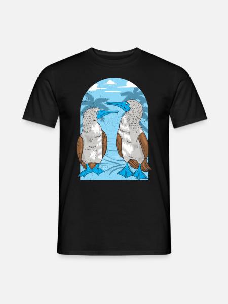 Seabirds Blue-footed - Men's T-Shirt - black