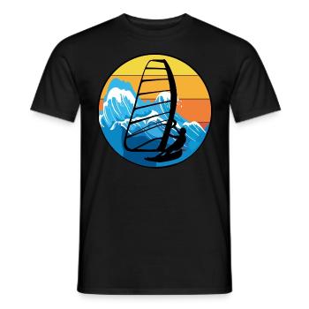 Planche à voile Planche à voile Planche à voile Surf Water Sport - T-shirt homme - noir - Devant - AI Model Male 178 light (178cm)