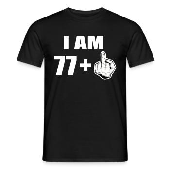 78 Geburtstag - Männer T-Shirt - Schwarz - Vorne - AI Model Male 178 light (178cm)