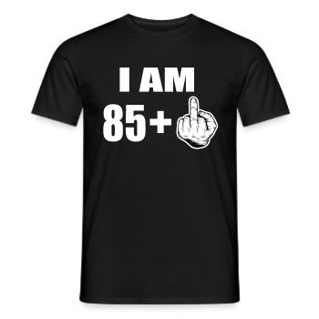 86th birthday - Men's T-Shirt - black - Front - AI Model Male 178 light (178cm)