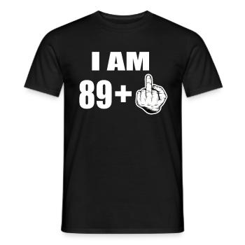 90 Geburtstag - Männer T-Shirt - Schwarz - Vorne - AI Model Male 178 light (178cm)