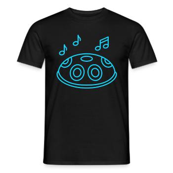 Musicians Band Percussion Drum Drums - Men's T-Shirt - black - Front - AI Model Male 178 light (178cm)