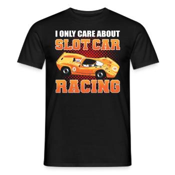 Slotcar Rennen Slotcar Racing Slot Car Racing RC - T-shirt homme - noir - Devant - AI Model Male 178 light (178cm)