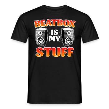 HipHop Beatbox est mon truc de chanteur - T-shirt homme - noir - Devant - AI Model Male 178 light (178cm)