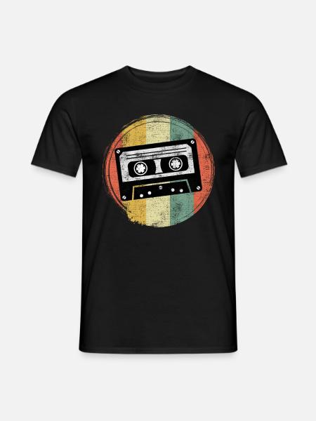 Radio Kinder aus den 90er Walkman Kassetten - Männer T-Shirt - Schwarz