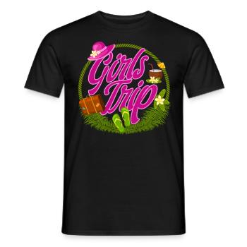 Girls Trip Best Friends Girlfriend - T-shirt homme - noir - Devant - AI Model Male 178 light (178cm)