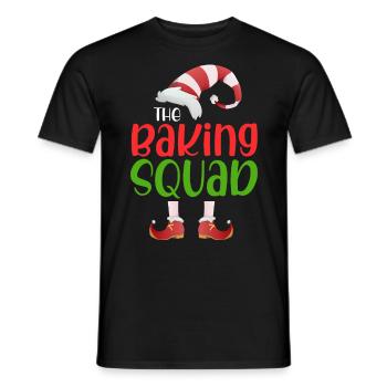 The Baking Squad - Men's T-Shirt - black - Front - AI Model Male 178 light (178cm)