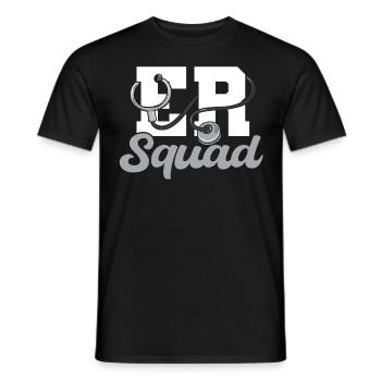 Her Squad Emergency Squad - Männer T-Shirt - Schwarz - Vorne - AI Model Male 178 light (178cm)