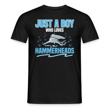 Hammerhead - T-shirt homme - noir - Devant - AI Model Male 178 light (178cm)