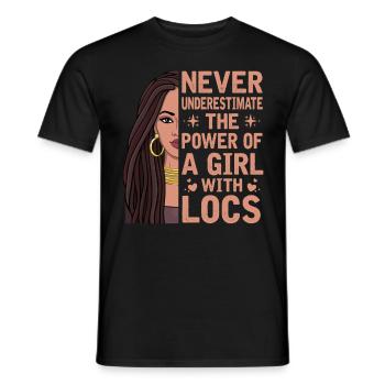 African Cultures LOCD Pride History Schwar - Men's T-Shirt - black - Front - AI Model Male 178 light (178cm)