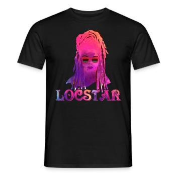 LOCD Pride History African Cultures Schwar - Men's T-Shirt - black - Front - AI Model Male 178 light (178cm)