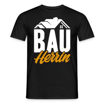 Bauherrin - Männer T-Shirt - Schwarz - Vorne - AI Model Male 178 light (178cm)