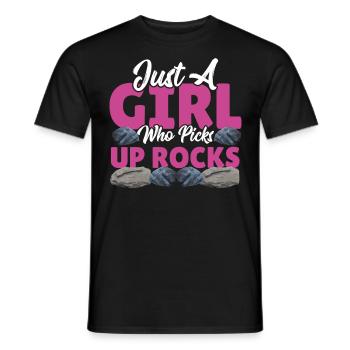 Geologie Geologie Geologe Gesteinssammlung Geowiss - Männer T-Shirt - Schwarz - Vorne - AI Model Male 178 light (178cm)