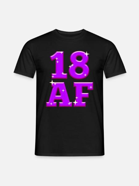 18 ans - T-shirt homme - noir