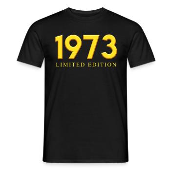 50. Geburtstag Jahrgang 1973 50 Jahre - Männer T-Shirt - Schwarz - Vorne - AI Model Male 178 light (178cm)
