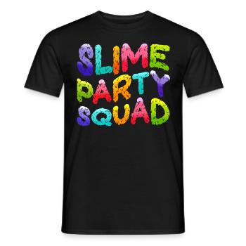 Slime Party Squad - Männer T-Shirt - Schwarz - Vorne - AI Model Male 178 light (178cm)