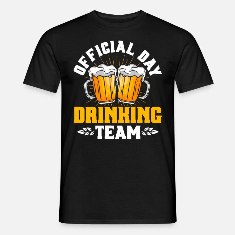 Official Day Drinking Team - Männer T-Shirt - Schwarz