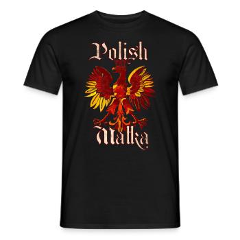 Pologne Mère Ponisch - T-shirt homme - noir - Devant - AI Model Male 178 light (178cm)