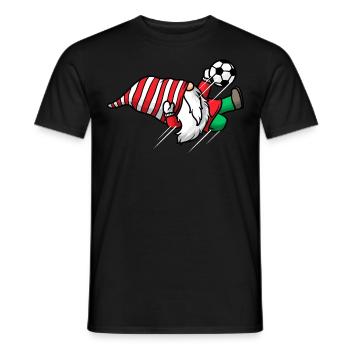 Noël Elfes Footballeurs Elfes Noël - T-shirt homme - noir - Devant - AI Model Male 178 light (178cm)