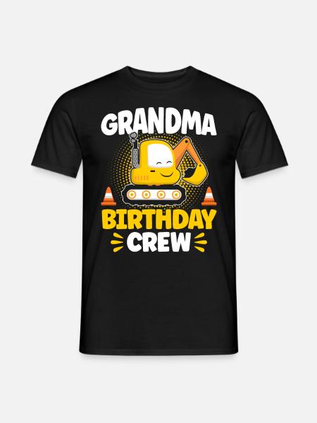 Grand-mère Birthady Crew - T-shirt homme - noir