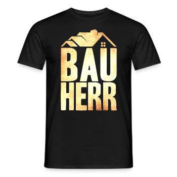 Bauherr - Männer T-Shirt - Schwarz - Vorne - AI Model Male 178 light (178cm)