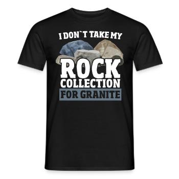 Geologie Geologie Geologe Wissenschaft Fossilien E - Männer T-Shirt - Schwarz - Vorne - AI Model Male 178 light (178cm)