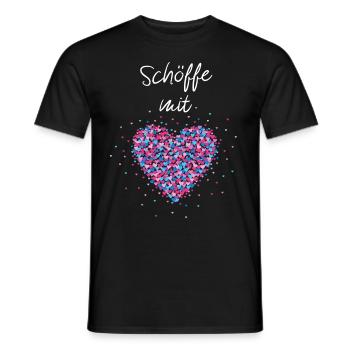 Schöffe mit Herz Ehrenamtlich Gericht Richterin - Männer T-Shirt - Schwarz - Vorne - AI Model Male 178 light (178cm)