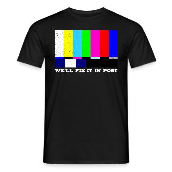 Réalisateur Réalisateur Hollywood Producteur de caméra Kamer - T-shirt homme - noir - Devant - AI Model Male 178 light (178cm)