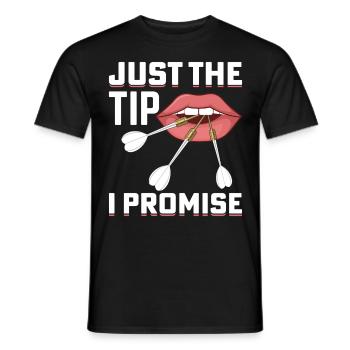 Dart Sports Throwers Treble Dartboard Competition - Men's T-Shirt - black - Front - AI Model Male 178 light (178cm)