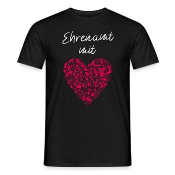 Ehrenamt mit Herz Freiwilliger Helfer Ehrenamt - Männer T-Shirt - Schwarz - Vorne - AI Model Male 178 light (178cm)