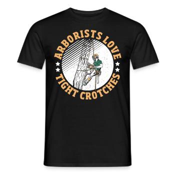 Bûcheron Bois Forêt Scies à chaîne Hache d’arbre Bois de chauffage - T-shirt homme - noir - Devant - AI Model Male 178 light (178cm)