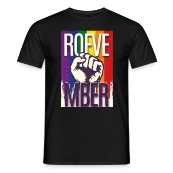 Roevember Election November Politic - Men's T-Shirt - black - Front - AI Model Male 178 light (178cm)