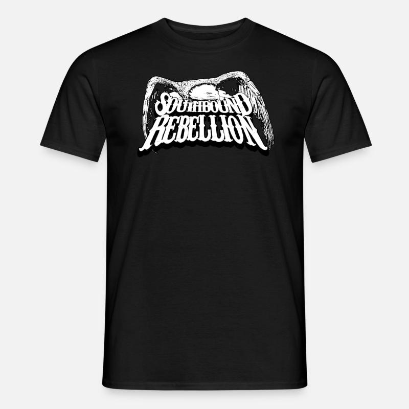 Freebird B/W - Männer T-Shirt - Schwarz