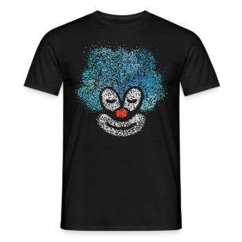 Carnaval Clown Viva Colonia Kölle Alaaf Confettis - T-shirt homme - noir - Devant - AI Model Male 178 light (178cm)