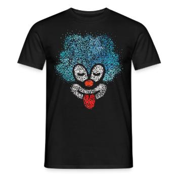 Clown Carnival Confetti Viva Colonia Kölle Alaaf - Men's T-Shirt - black - Front - AI Model Male 178 light (178cm)