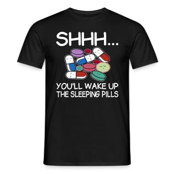 Pharmaceutical Technical Assistant Medicine Phar - Men's T-Shirt - black - Front - AI Model Male 178 light (178cm)