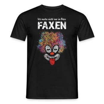 Karneval Fasching Konfetti Clown Büro Kostümersatz - Männer T-Shirt - Schwarz - Vorne - AI Model Male 178 light (178cm)