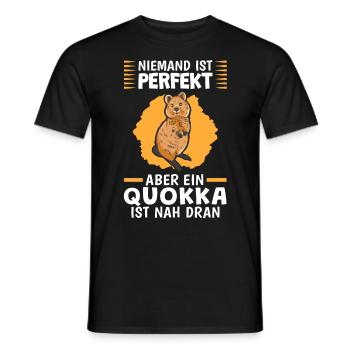 Quokka sind perfekt australisches Beuteltier - Männer T-Shirt - Schwarz - Vorne - AI Model Male 178 light (178cm)