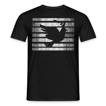 Taube Frieden Friedenstaube - Männer T-Shirt - Schwarz - Vorne - AI Model Male 178 light (178cm)