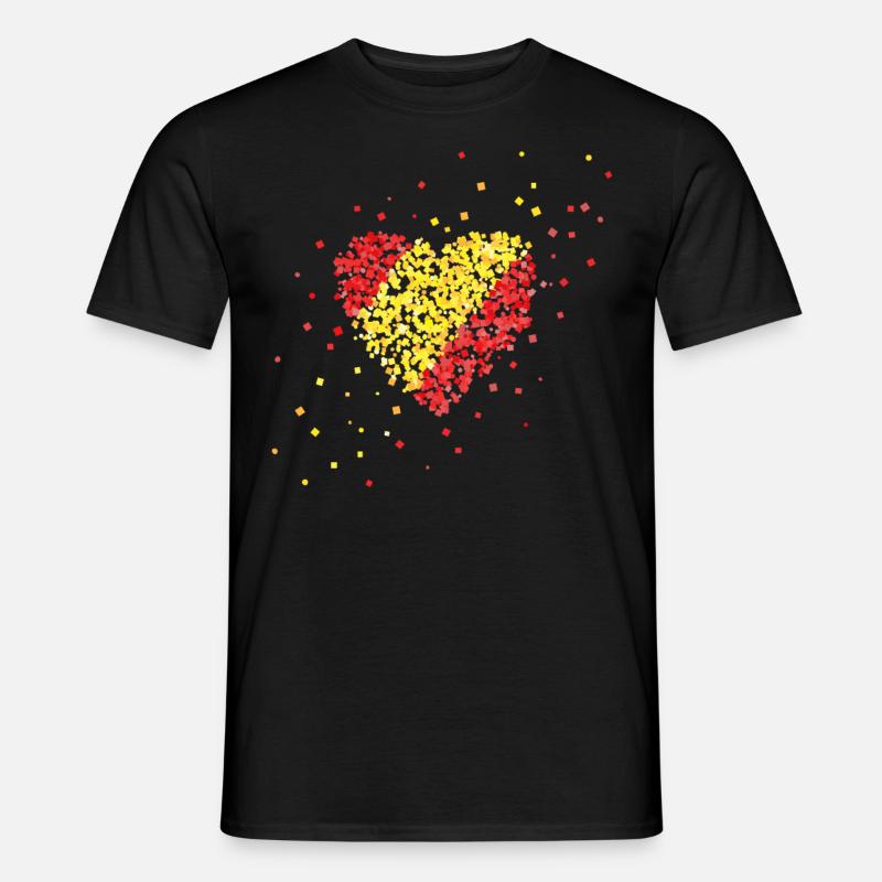 Drapeau espagnol Espagne España Drapeau espagnol - T-shirt homme - noir