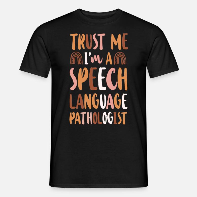 Speech Therapist Therapy Assistant - Männer T-Shirt - Schwarz