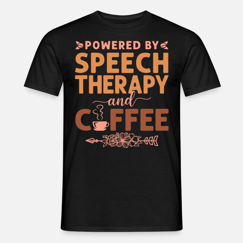 Speech Therapist Therapy Assistant - Männer T-Shirt - Schwarz