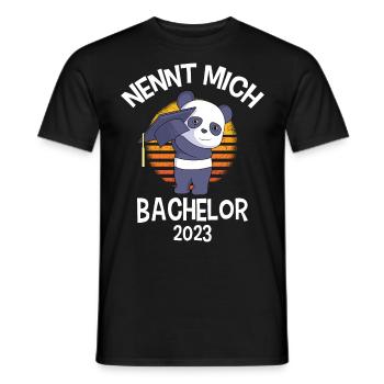 Nennt mich Bachelor 2023 - Männer T-Shirt - Schwarz - Vorne - AI Model Male 178 light (178cm)