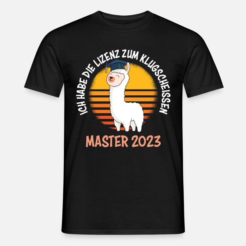Master Abschluss 2023 Master - Männer T-Shirt - Schwarz