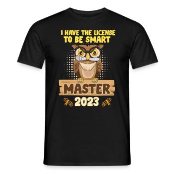 Licence pour le Klugsceißmaster 2023 - T-shirt homme - noir - Devant - AI Model Male 178 light (178cm)